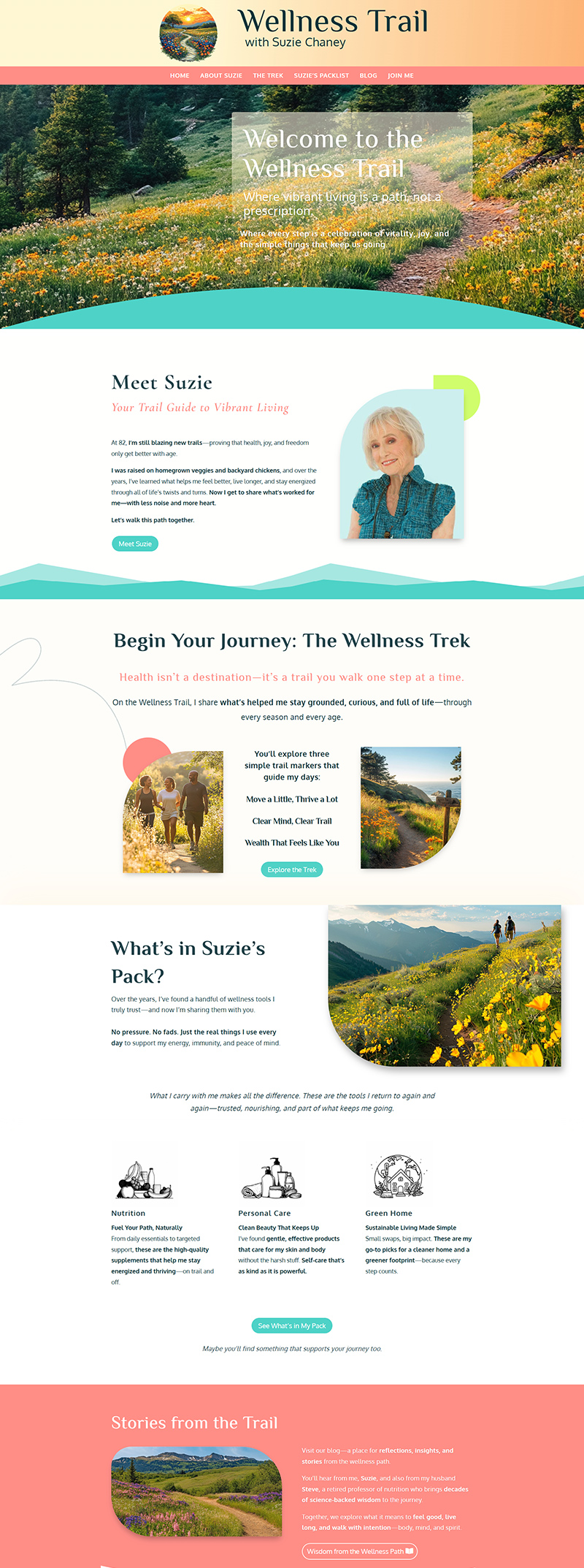 Suzie-Chaney-Wellness-Trail-Attraction-Marketing-Website-Home-Page-Screenshot-cr2